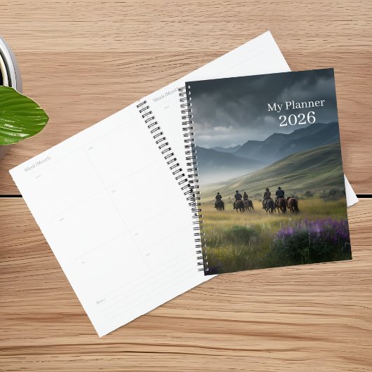 Wildflower Trail Cowboy Planner