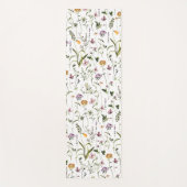 Wildflower tuin bloemmotief yogamat (Voorkant)