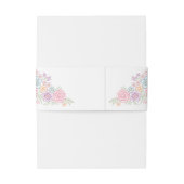 Wildflower tuin bruiloft uitnodigingen wikkel (Achterkant Voorbeeld)