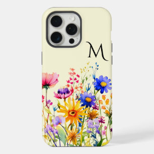  Wildflower Tuin Monogram iPhone 15 Pro Max Hoesje