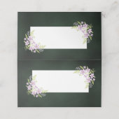 Wildflower & varen op Forest Green (Buitenkant ongevouwen)