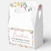 Wildflower Verjaardag Favoriet Box Bedankdoosjes (Geopend)