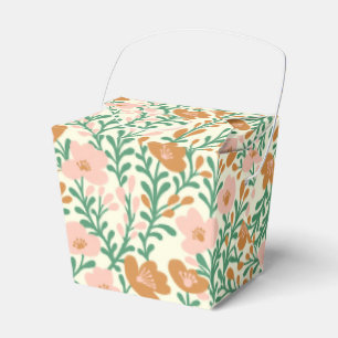 Wildflower Vines Roze Bloemen Floral Elegant Custo Bedankdoosjes