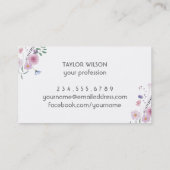 Wildflower Visitekaartje (Achterkant)