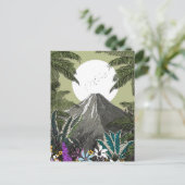 Wildflower Volcano Mountain Briefkaart (Staand voorkant)