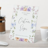 Wildflower Vrijgezellenfeest aangepaste tekst teke Reclamebord Met Voetstuk (Insitu)