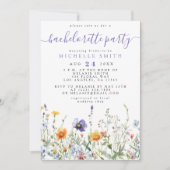 Wildflower vrijgezellenfeest kaart (Voorkant)