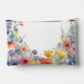 Wildflower Waterverf Bloempatroonnaam Etui (Achterkant)