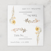 Wildflower Wedding (Buitenkant ongevouwen)