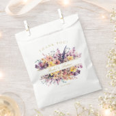 Wildflower Wedding Bedankzakje (Geknipt)