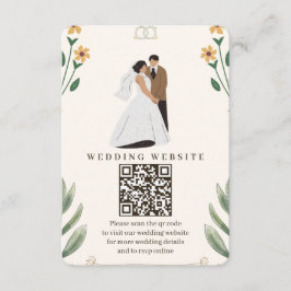 Wildflower Wedding Enclosure Card Informatiekaartje