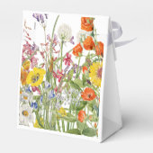 Wildflower Wedding Favor Box Bedankdoosjes (Achterkant)
