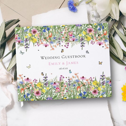 Wildflower Wedding Gastenboek