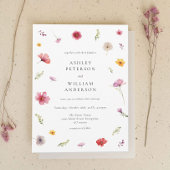 Wildflower Wedding Kaart