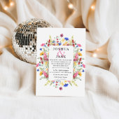 Wildflower Wedding Kaart