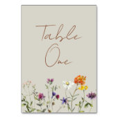 Wildflower Wedding Kaart (Voorkant)