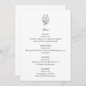 Wildflower Wedding Menu (Voorkant / Achterkant)