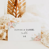 Wildflower Wedding Place Cards Sjabloon