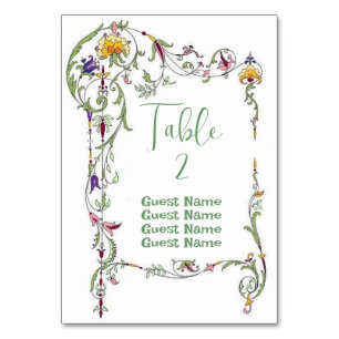 Wildflower Wedding Rustiek Land Wilde Bloemen Wed Kaart