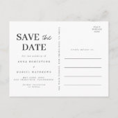 Wildflower Wedding Save the Date Briefkaart (Achterkant)