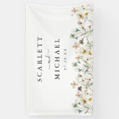 Wildflower Wedding Spandoek (Verticaal)
