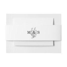 Wildflower Wedding Uitnodigingen Wikkel