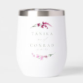 Wildflower Wedding Waterverf Names Fuchsia ID954 (Achterkant)