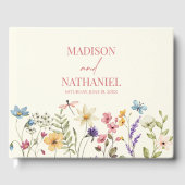 Wildflower Wilde Bloem Bloemen Tuin Bruiloft Gastenboek (Voorkant)