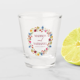 Wildflower Wilde Bloem Bloemen Tuin Bruiloft Shot Glas