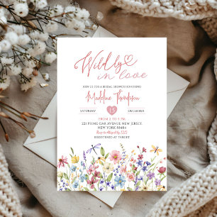 Wildflower Wildly in Love Vrijgezellenfeest Kaart