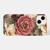 Wildflower Wonder: Boho Floral Telefoonhoes iPhone Hoesje (Achterkant horizontaal)