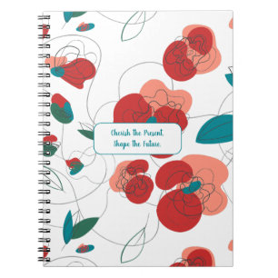 Wildflower Wonderland   Gestileerde Bloemen patroo Notitieboek