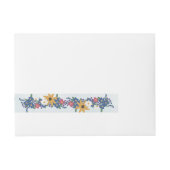 Wildflower Wraparound adreslabel Adreslabel Wikkel (Voorkant)