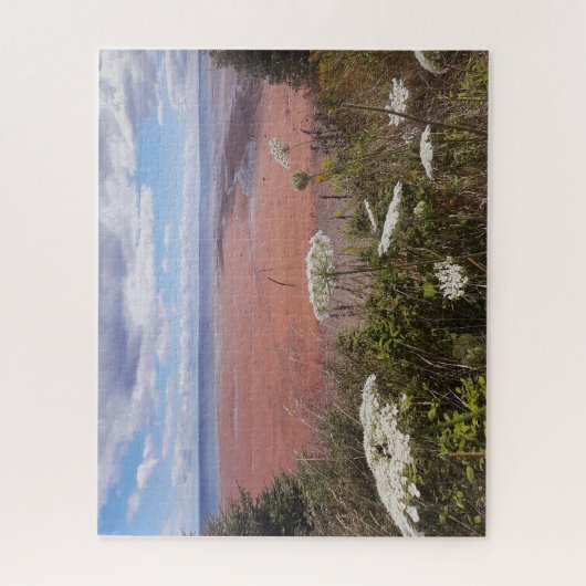 Wildflowers Above the Tidal Shore Legpuzzel (Verticaal)