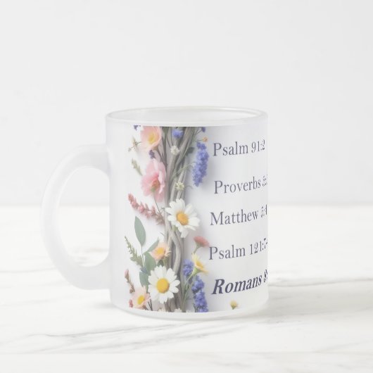 Wildflowers and Scriptures 11oz Keramische mok Kle (Links)