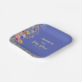 Wildflowers Baby shower Papier Bord (Gebogen)