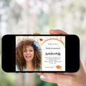 Wildflowers beige fotoboog afstuderen 2025 kaart