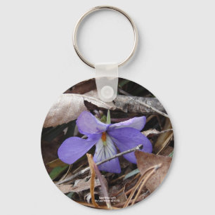 WildFlowers Birds-Foot Violet Hot Springs AR Gifts Sleutelhanger