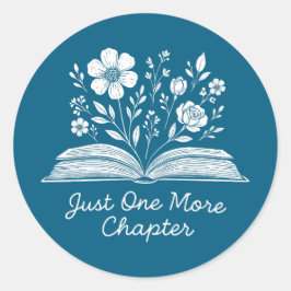 Wildflowers Boek Ronde Sticker