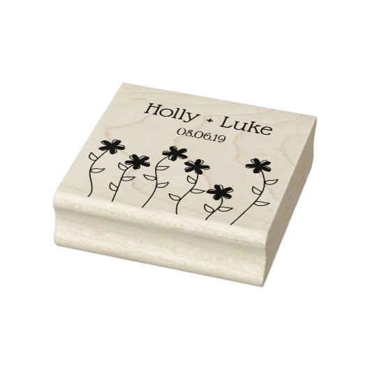 Wildflowers, Branches & Leaves for Wedding Rubberstempel (Stempel)