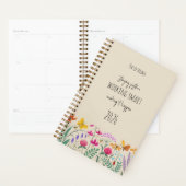 Wildflowers Butterfly Bee Positive Affirmation Planner (Display)