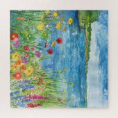 Wildflowers by a Lake Legpuzzel (Horizontaal)