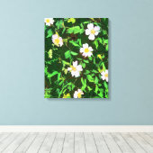 WILDFLOWERS CANVAS AFDRUK (Insitu (Houten vloer))