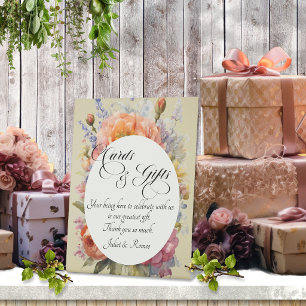 Wildflowers Cards & Gifts - Tarwe Reclamebord Met Voetstuk