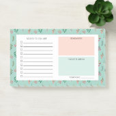 Wildflowers - Daily Organizer - Aangepaste naam Post-it® Notes (Kantoor)