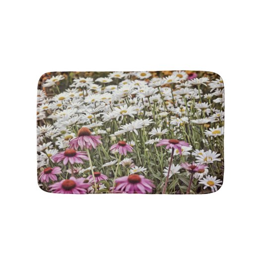 Wildflowers Daisy Flower Bathmat Rug Badmat (Voorkant)