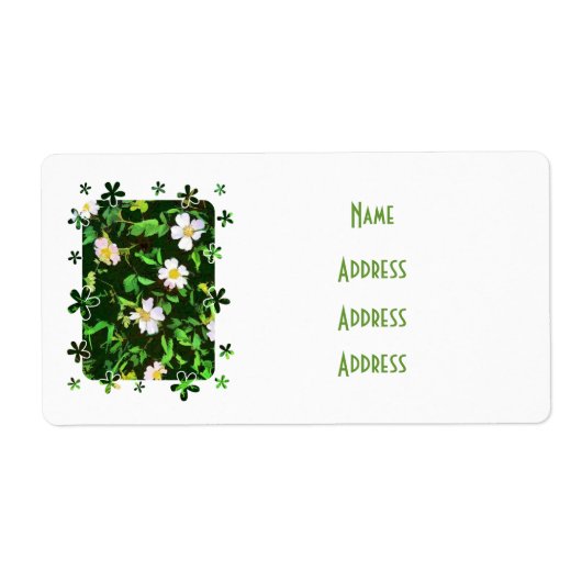 WILDFLOWERS ETIKET (Voorkant)