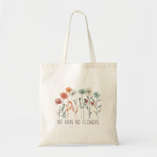 Wildflowers Floral Inspirerend Flowers Quotes Tote Bag