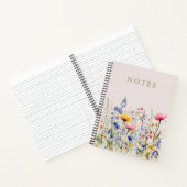 Wildflowers Foliage Notes Notitieboek (Binnen)