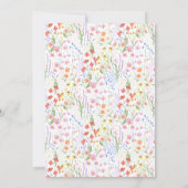 Wildflowers Garden Bridal Shower Invitation (Dos)